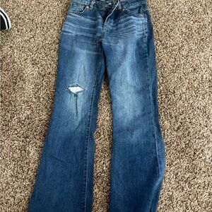 Cat & Jack Distressed Blue Flare Jeans